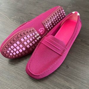 Brand new raspberry Rothy’s drivers. 9.5. Never worn.